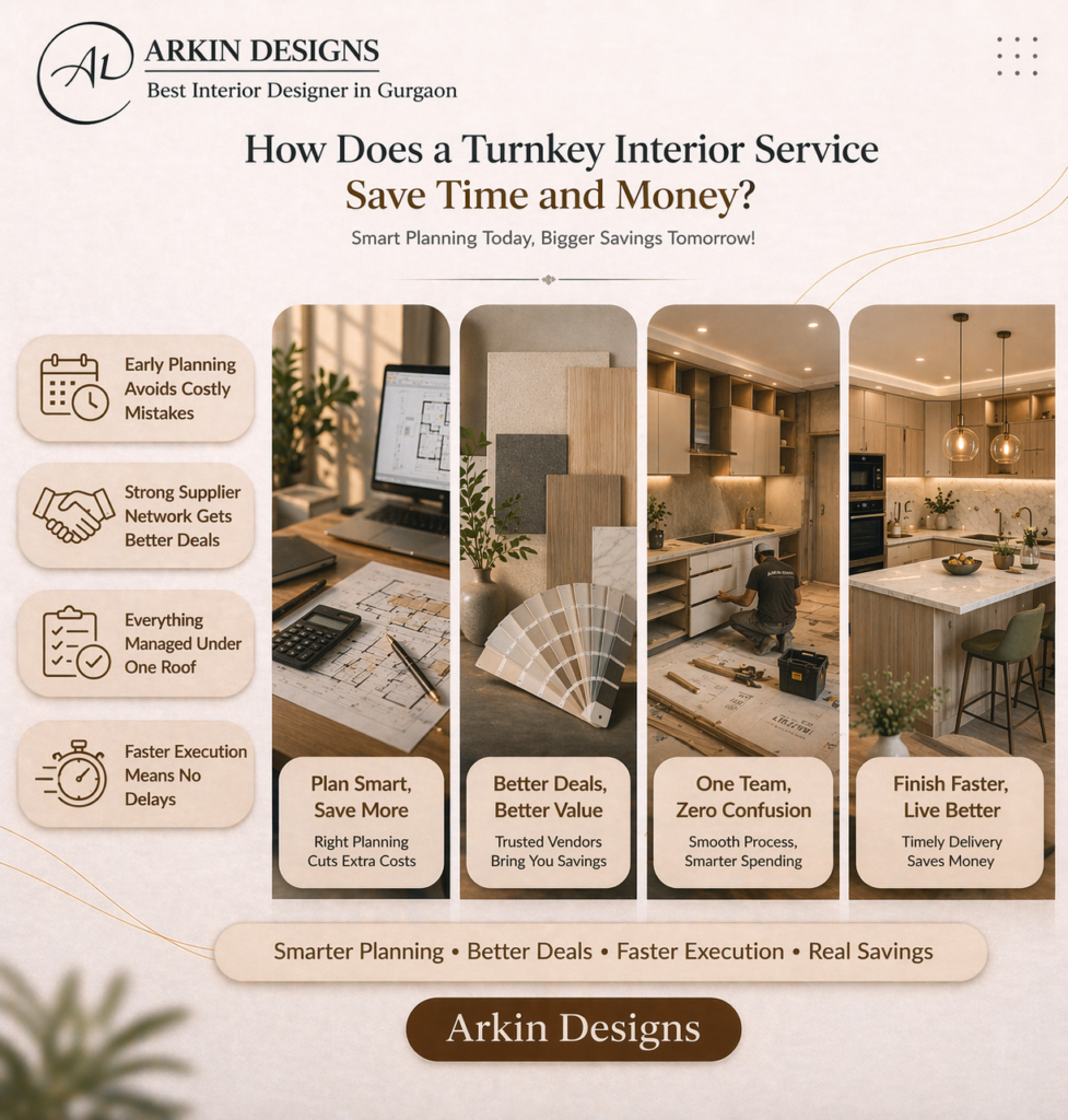 How Does a Turnkey Interior Service Save Time and Money