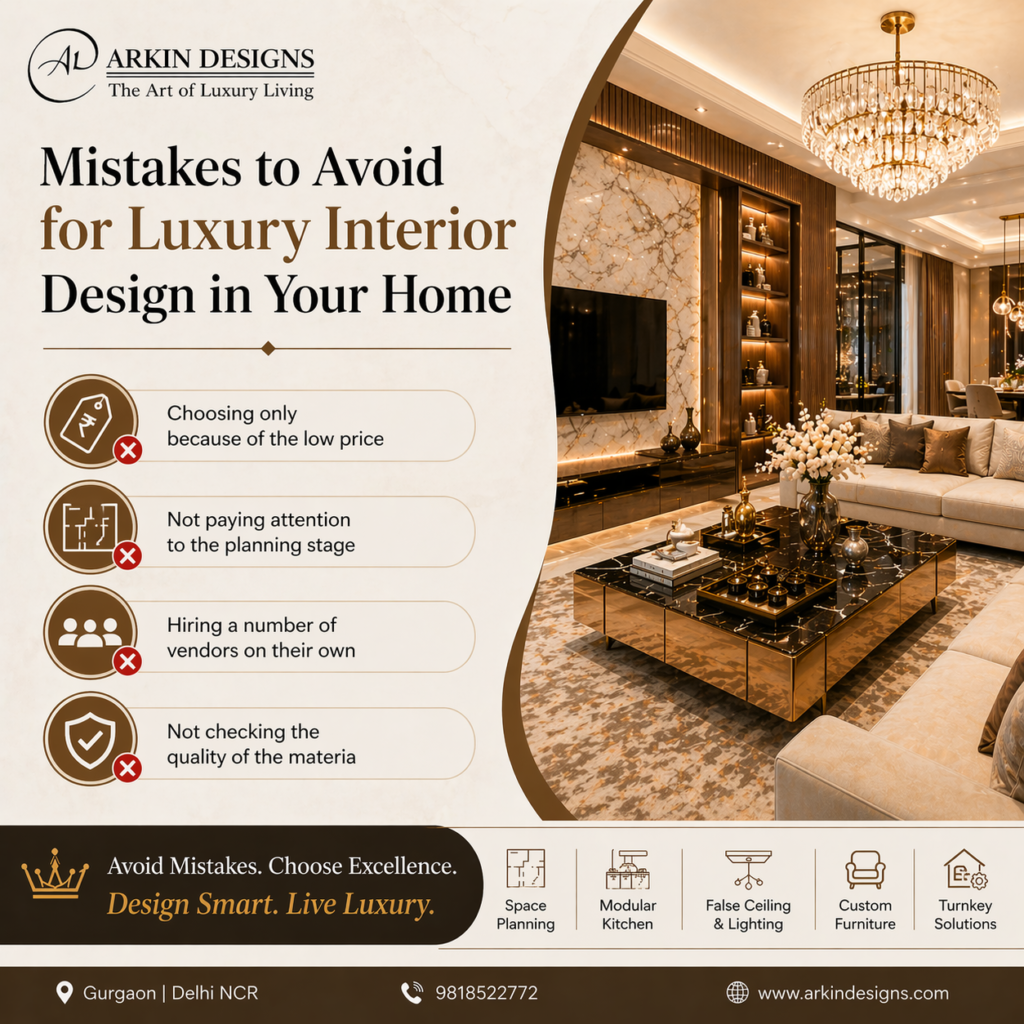  luxury interior designer in Gurgaon