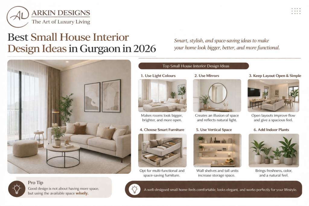 small house interior design ideas in Gurgaon