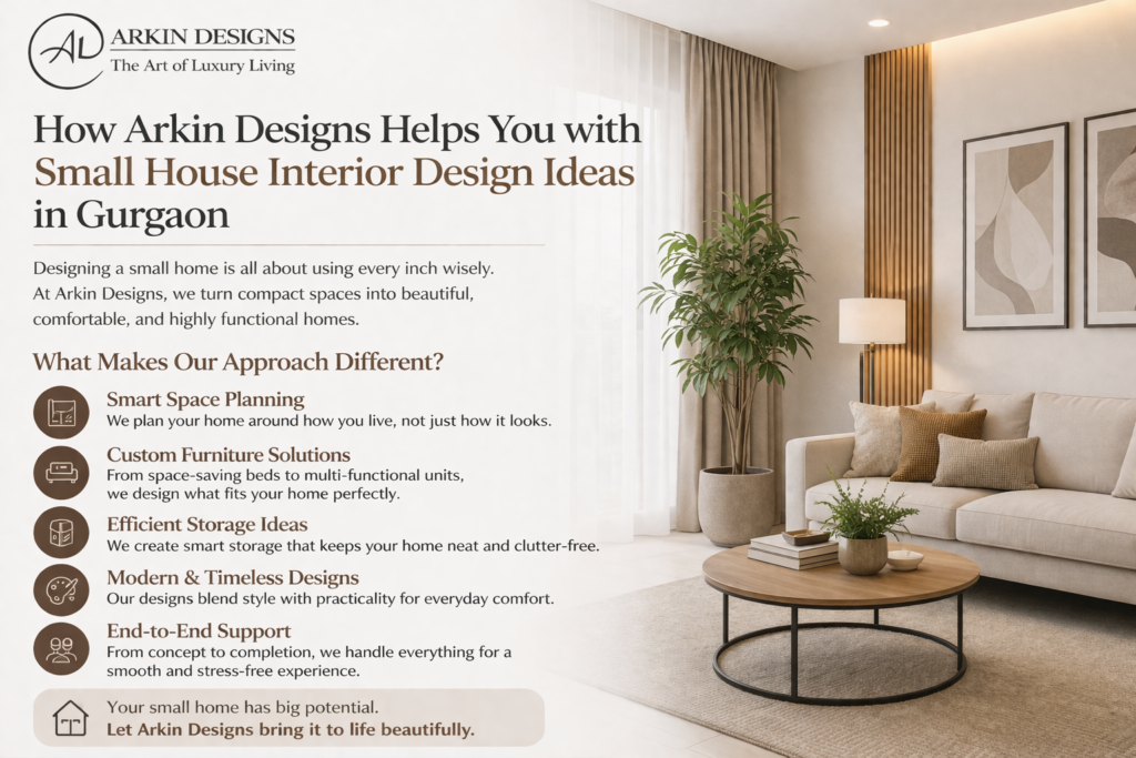 small house interior design ideas in Gurgaon