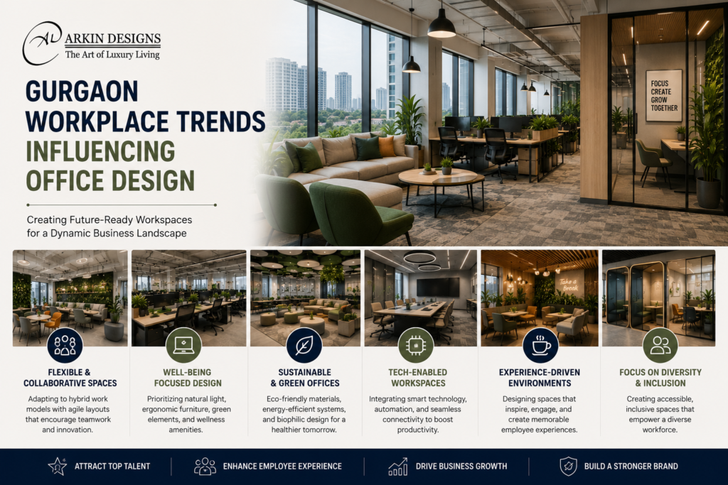 Gurgaon Workplace Trends Influencing Office Design 
