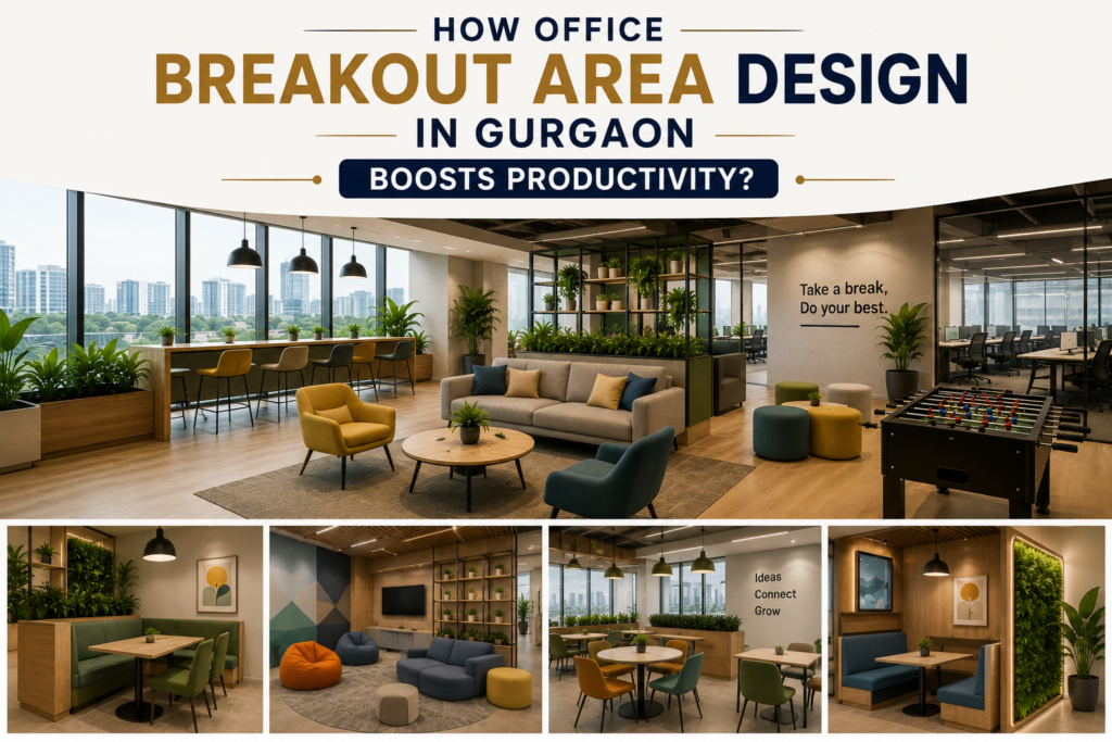 Office Breakout Area Design in Gurgaon and Its Role in the Modern Workplace in 2026