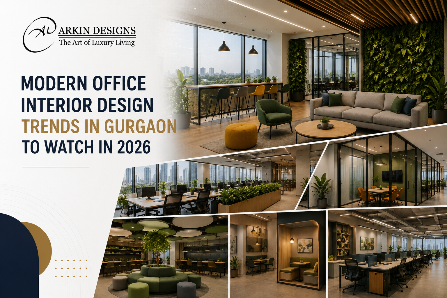Modern office interior design trends in gurgaon in 2026