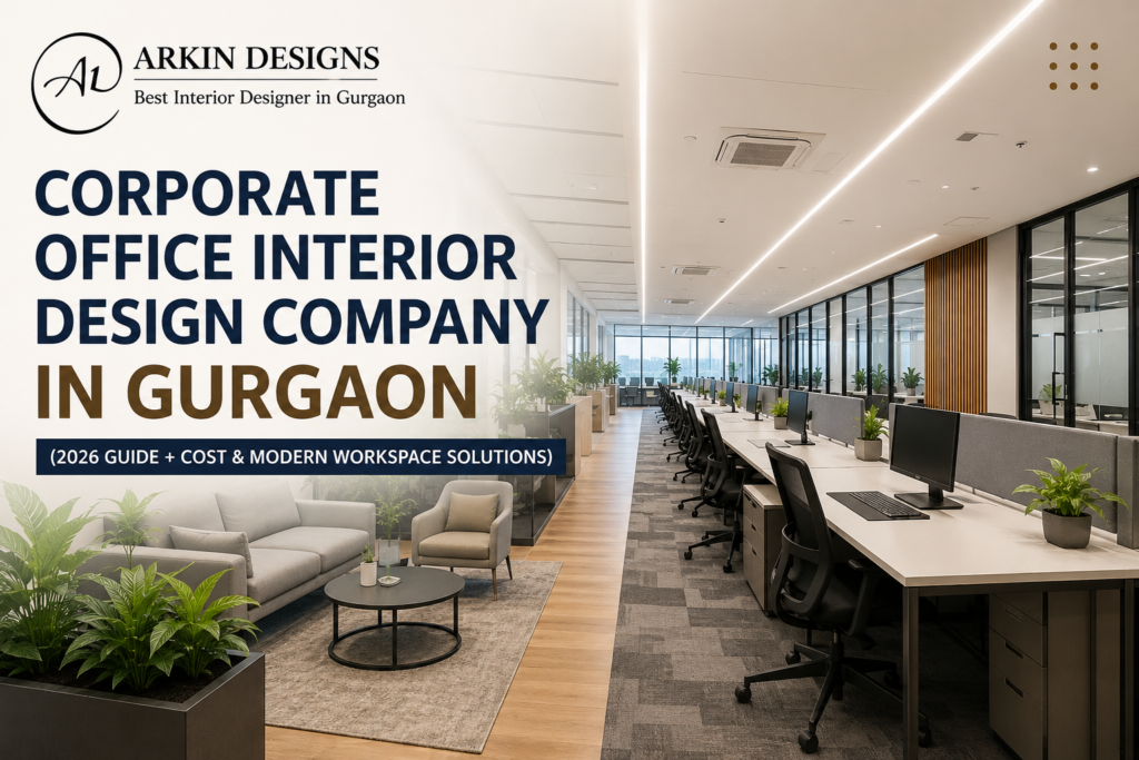 Corporate Office Interior Design Company in Gurgaon