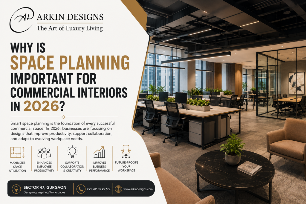 Why Is Space Planning Important for Commercial Interiors in 2026? 