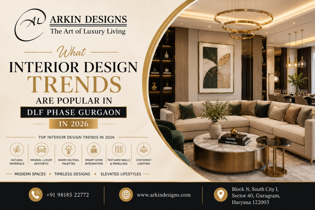 Best Interior Designer in DLF Phase Gurgaon in 2026