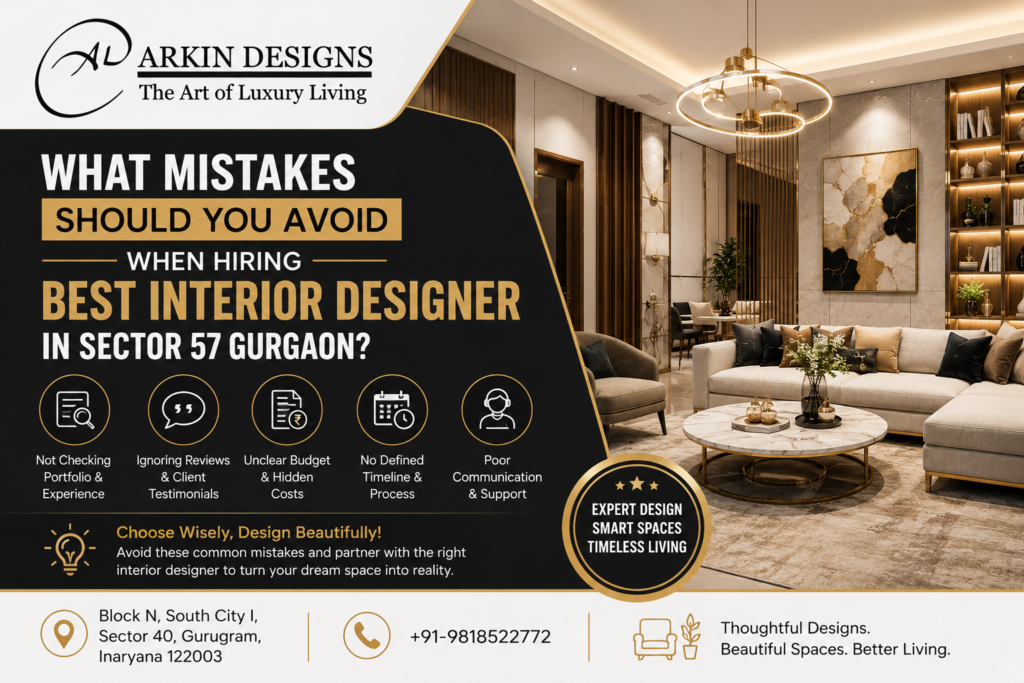 Best interior designer in sector 57 Gurgaon