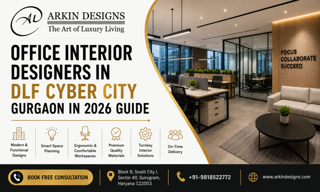 Office Interior Designers in DLF Cyber City Gurgaon in 2026 Guide Arkin Designs