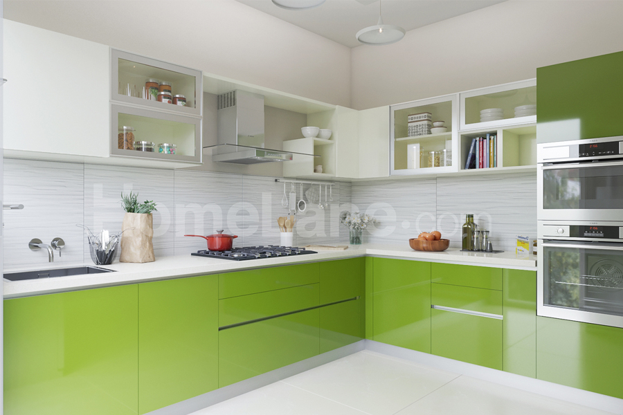 L Shape Modular Kitchen 6