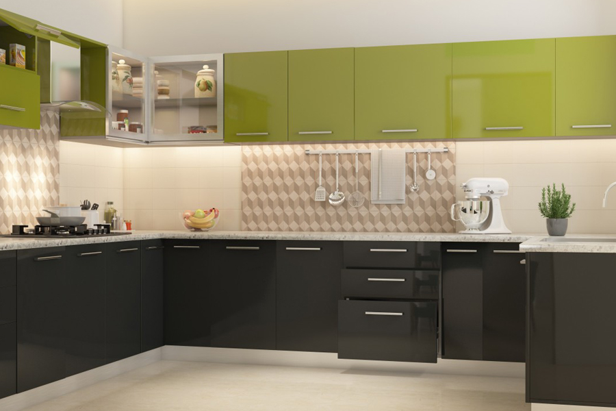 U Shape Modular Kitchen 2